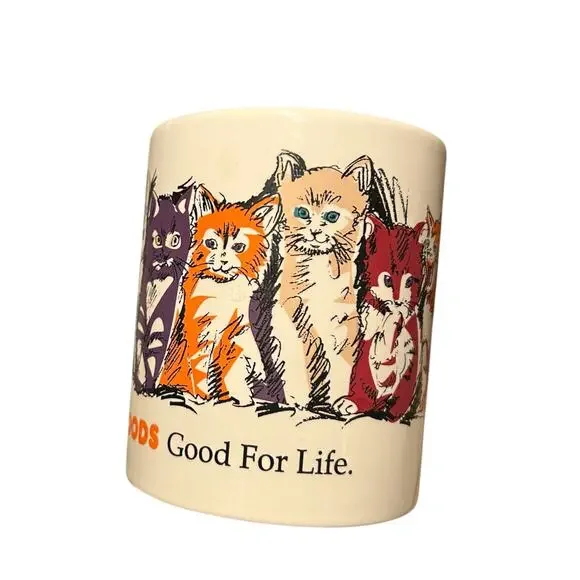 Vintage Iams Cat Food Good For Life Promotional Mug - Picture 2 of 4